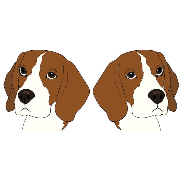 Signmission Beagle Dog Decal, Dog Lover Decor Vinyl Sticker D-18-Beagle - main